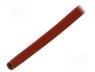 SCS4KV-4.0-RB-10 - Insulating tube, fiberglass, brick red, -60÷250°C, Øint  4mm