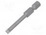 PH-1212571 - Screwdriver bit, slot, 4x0.8mm, 1/4", Overall len  50mm