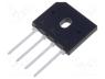 Bridge Rectifiers - Bridge rectifier  single-phase, Urmax  200V, If  8A, Ifsm  200A