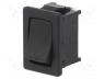 01803.6222-00 - ROCKER, SPDT, Pos  2, (ON)-OFF, 10A/250VAC, black, IP40, none, 100mΩ