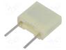 R82DC3220AA60K - Capacitor  polyester, 220nF, Uoper  63VDC, 40VAC, Uoper max  63VDC