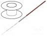 RG178B/U - Wire  coaxial, RG178B/U, 1x7mm, stranded, CCS, FEP, brown or white