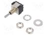 Διακόπτης - Switch  toggle, Pos  3, DPDT, ON-ON-ON, 6A/125VAC, 6A/6VDC, MTA, 20mΩ
