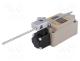 Limit switch, adjustable plunger, max length 141mm, NO + NC