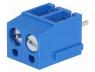 Terminal Blocks - Connector  PCB terminal block, terminal, 24A, 250V, angled 90°