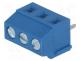 Connector  PCB terminal block, terminal, 10A, 150V, angled 90°