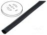 CB-HFT9-3X-BK - Heat shrink sleeve, glueless, 3  1, 9mm, black, polyolefine, reel