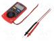 Digital multimeter, LCD, (4000), VDC  1mV÷4V,40V,400V,600V