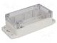 Enclosure  multipurpose, X  65mm, Y  115mm, Z  40mm, polycarbonate