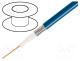 Wire  microphone cable, 1x0.75mm2, blue, tinned,OFC, -15÷70°C