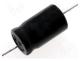 Capacitor  electrolytic, bipolar, THT, 10uF, 100VDC, Ø10x30mm, ±20%