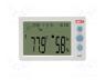 A13T - Thermo-hygrometer, LCD 4,5", -10÷50°C, 20÷95%RH, Accur  ±1°C