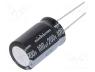 Πυκνωτες Ηλεκτρολυτικοί - Capacitor  electrolytic, THT, 100uF, 200VDC, Ø16x25mm, Pitch  7.5mm