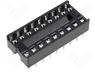 ICVT-18P - Socket for DIL ICs 18pin 7,62mm RM2,54mm