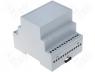 HUT4-C - Box for DIN rail mounting 71x71x90mm