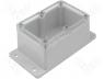 CP-11-18T - Enclosure with fix. lugs, ABS IP65 120x80x65