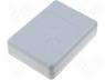 ABS-22 - ABS plastic enclosure w/o fixation 85x60x22 locked