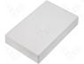 Polystyrene enclosure, grey, 220x140x40mm