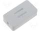 Enclosure with screw terminal 49x25,5x11mm white