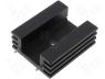 HS-132-38 - Heatsink black finished type U 11K/W 38mm for TO220